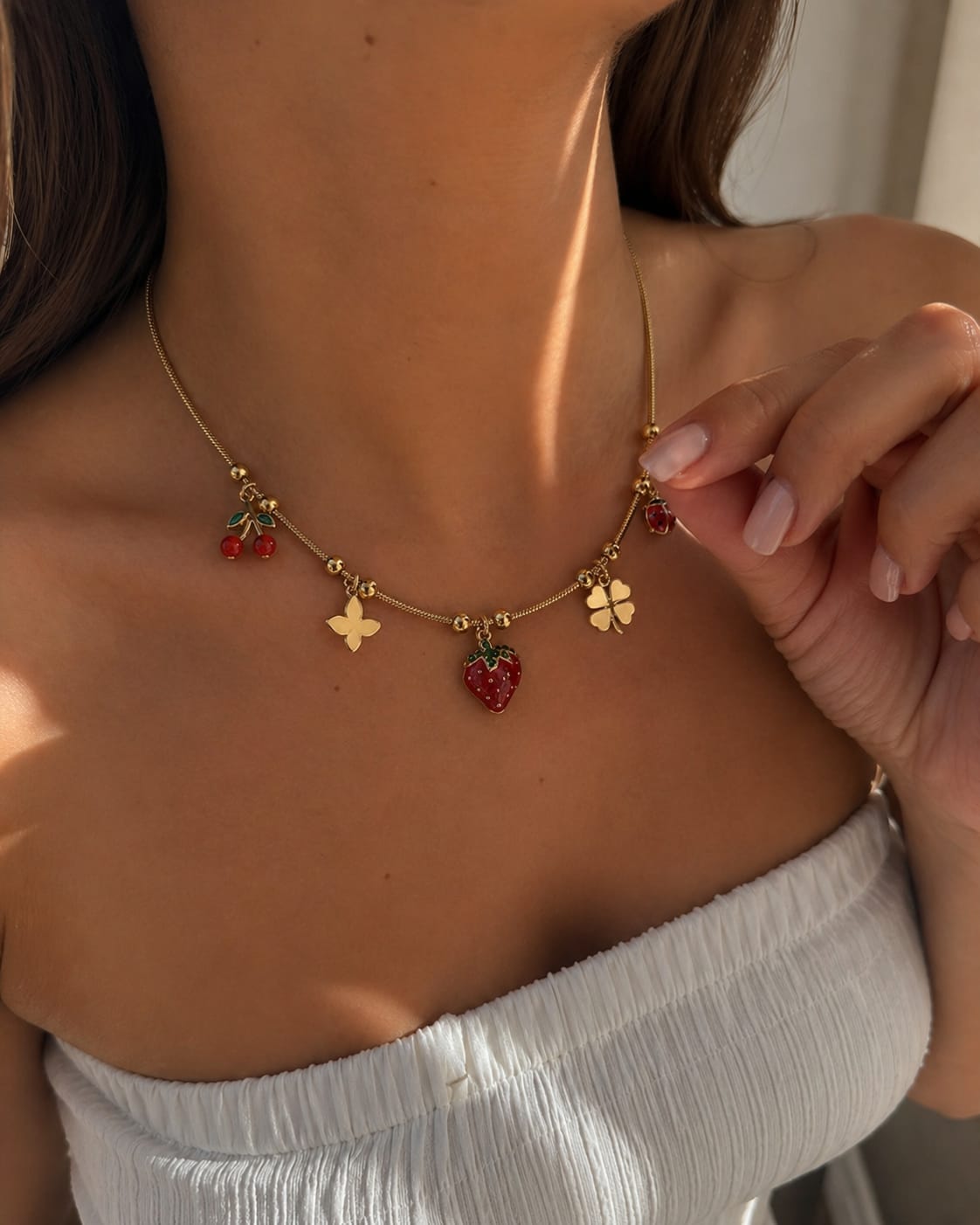 Halskette CHERRY HEART