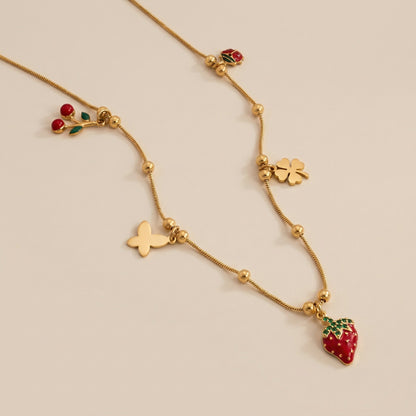 Halskette CHERRY HEART